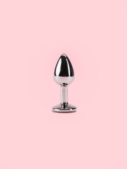 Butt Plug Argintiu din Metal 5 Marimi image 3
