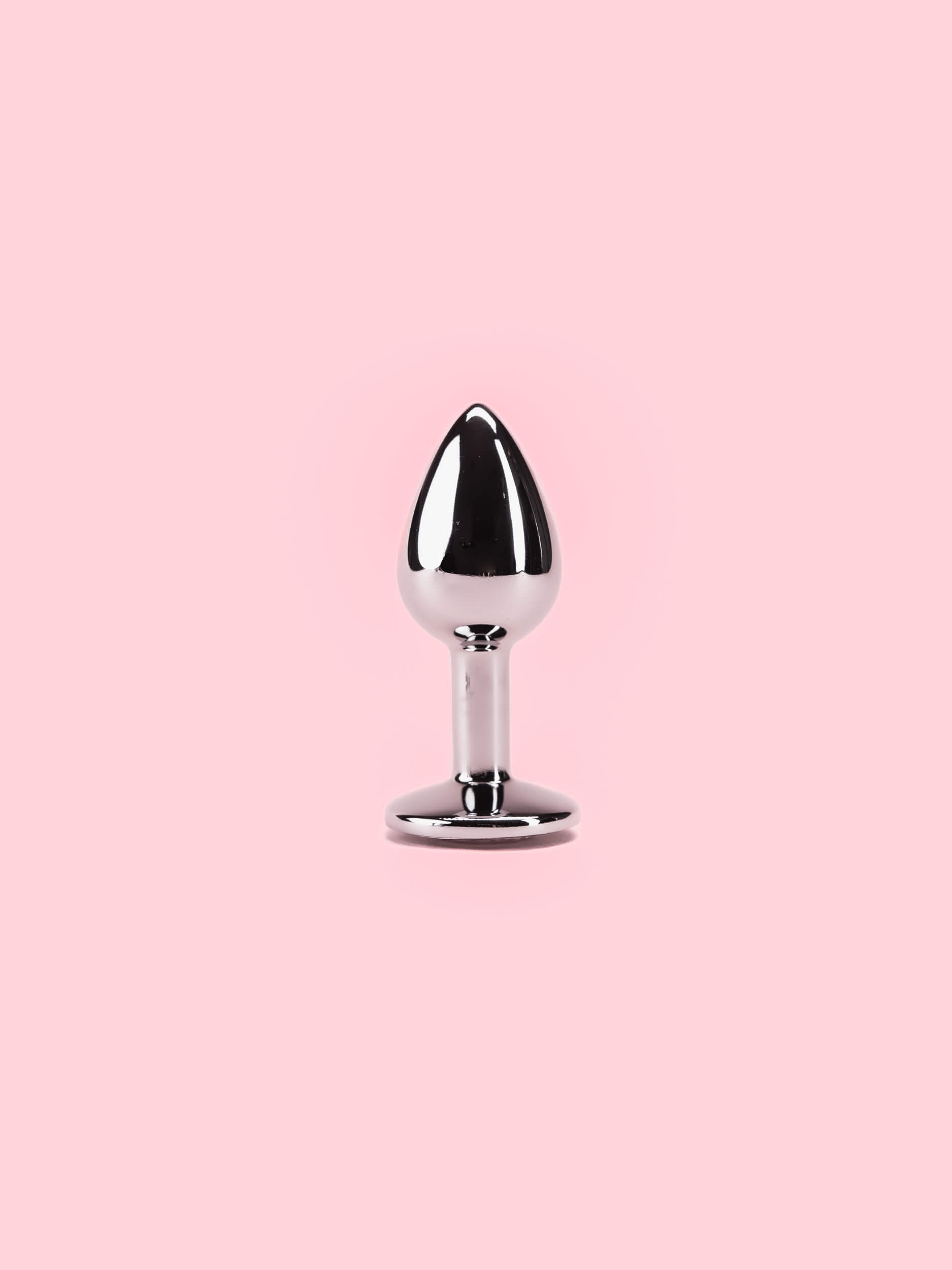 Butt Plug Argintiu din Metal 5 Marimi image 3