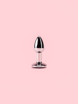 Butt Plug Argintiu din Metal 5 Marimi image 1