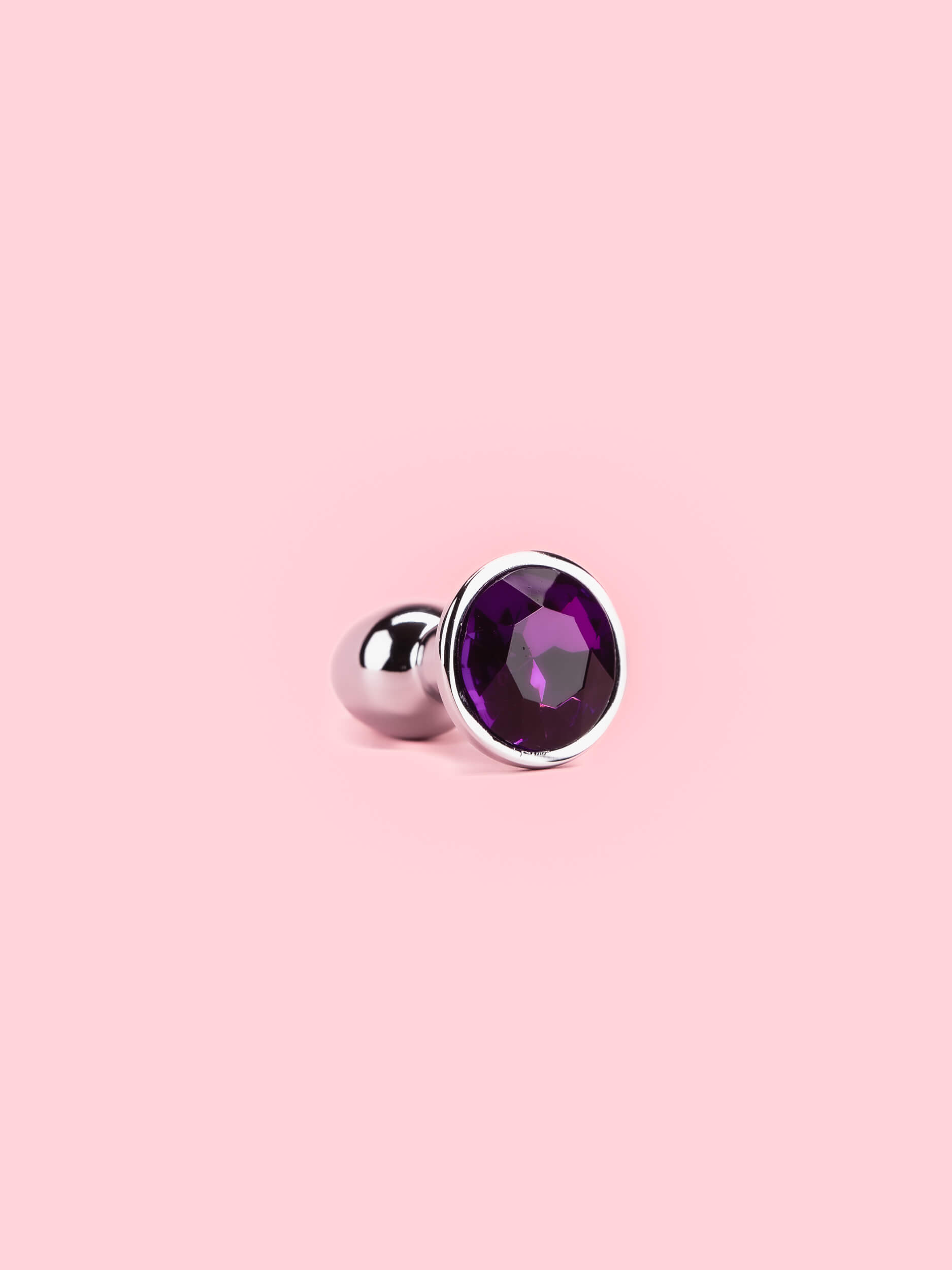 Butt Plug Argintiu din Metal 5 Marimi image 9