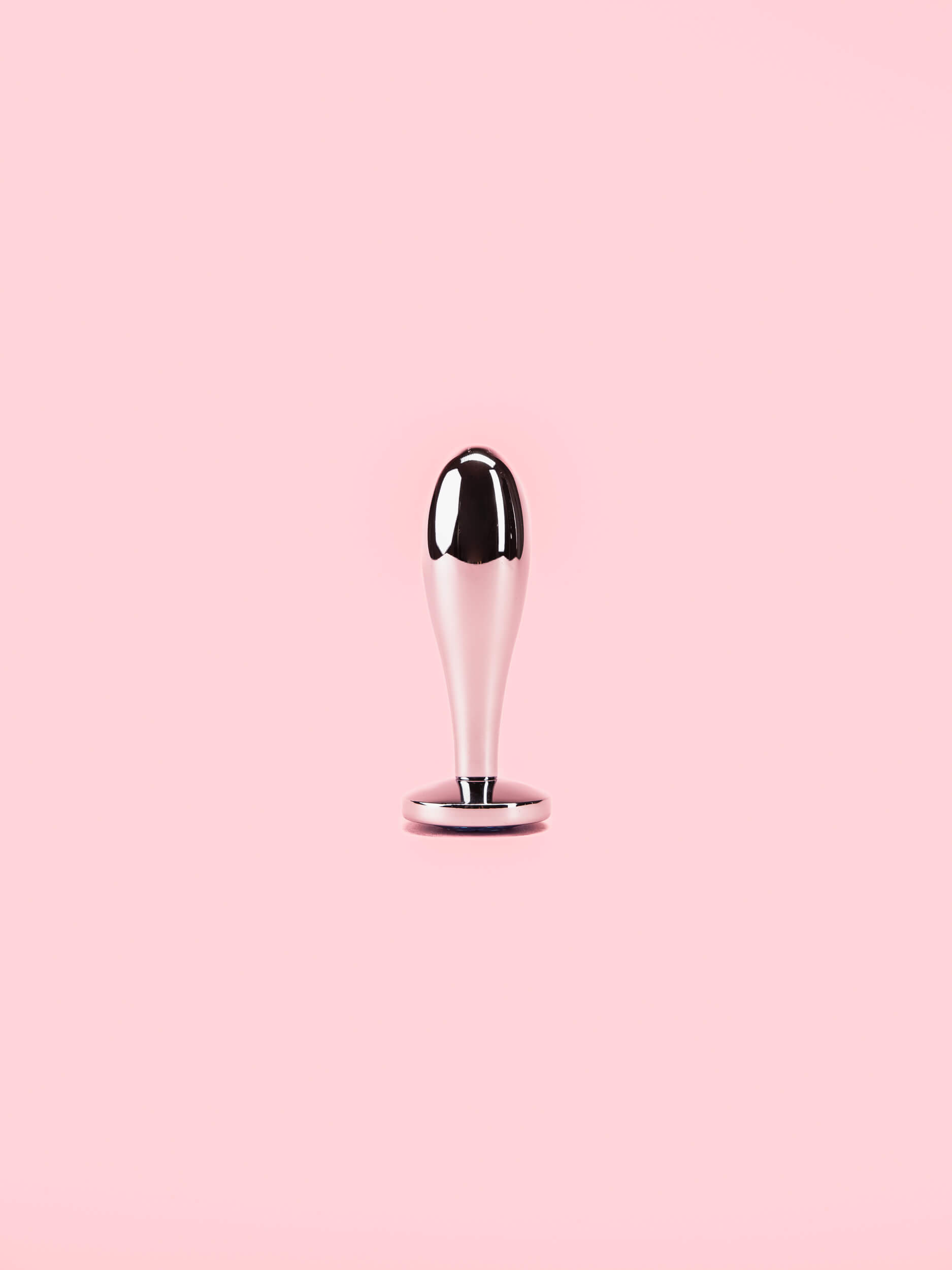 Set Long Metal Butt Plugs cu Diamant image 3
