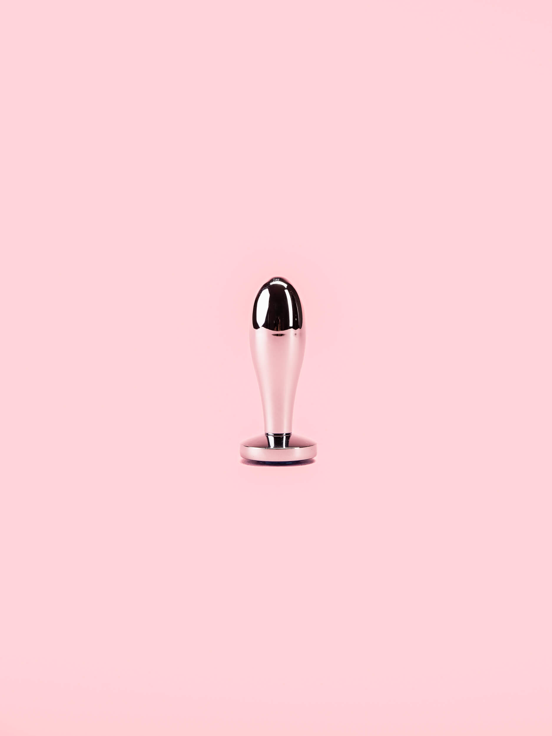 Set Long Metal Butt Plugs cu Diamant image 2
