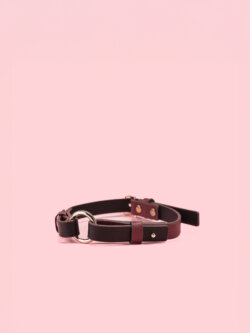 Choker Simplu din Piele cu Model Crocodil thumbnail image 