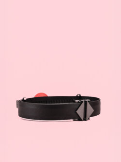 Lockink - Luxury Mouth Gag din Piele cu Accente thumbnail image