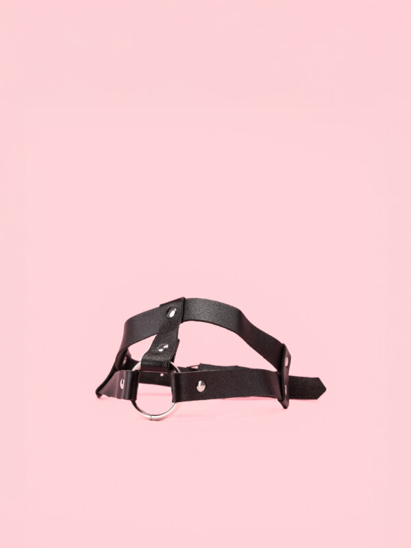 Choker Dublu Negru