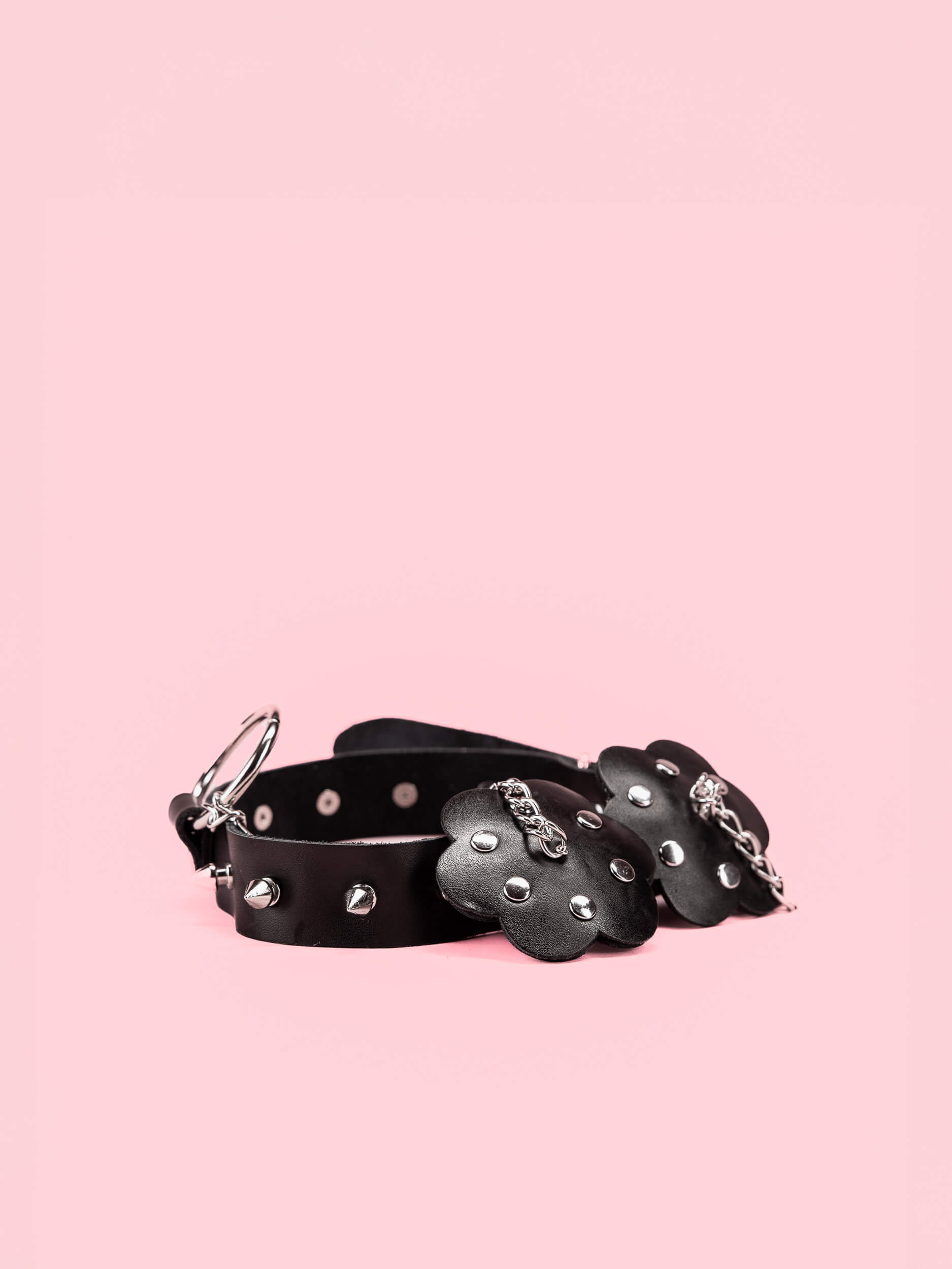 Bondage Spiked Collar cu Acoperitor Sfarcuri image 1