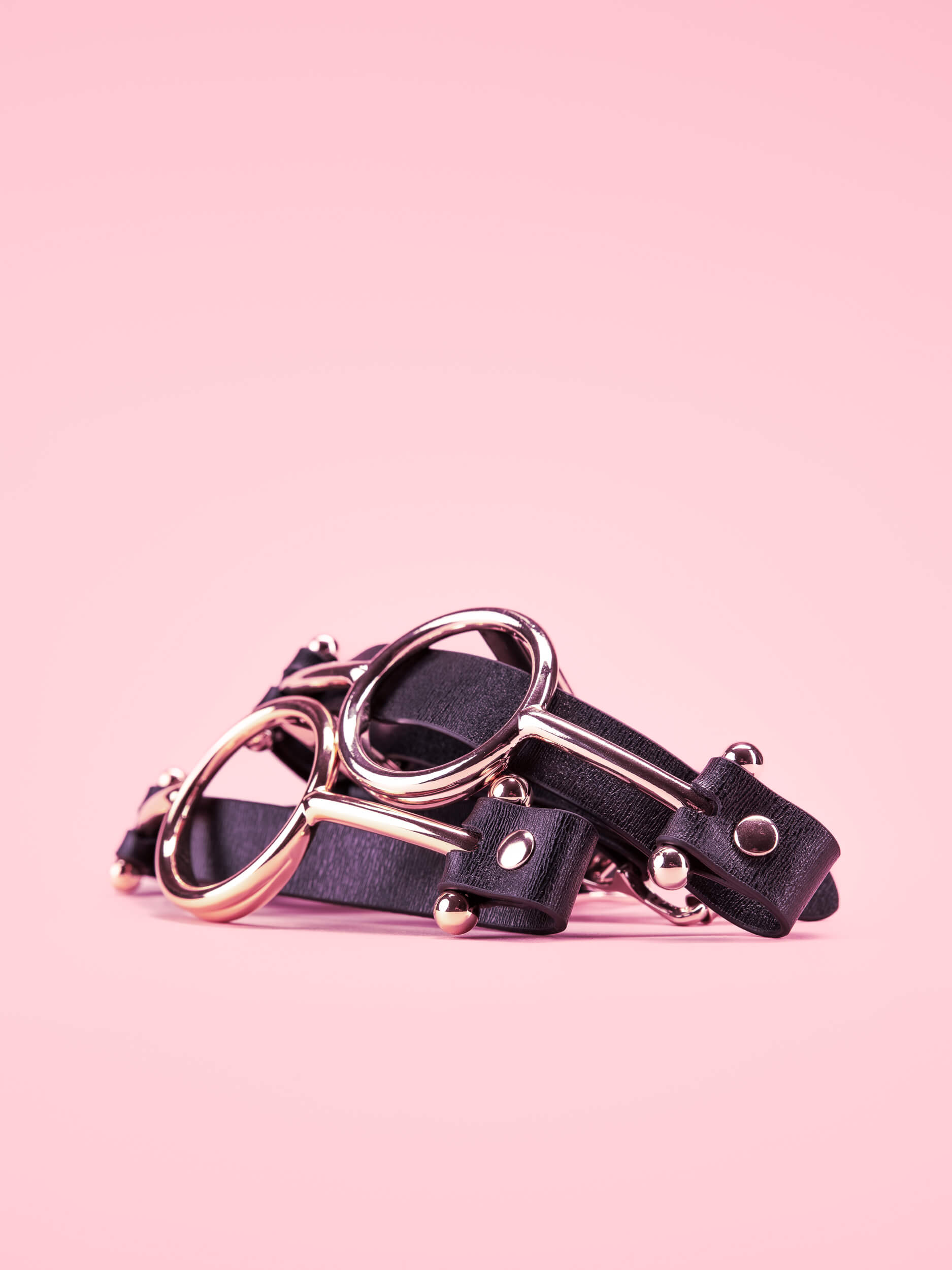 Mouth Gag O Ring din Zinc si Piele image 5