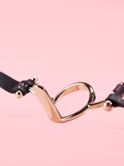 Mouth Gag O Ring din Zinc si Piele image 4