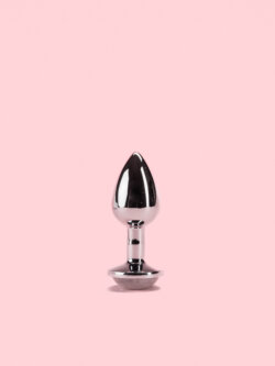 Butt Plug Metal cu Piatra Semi Pretioasa image 1