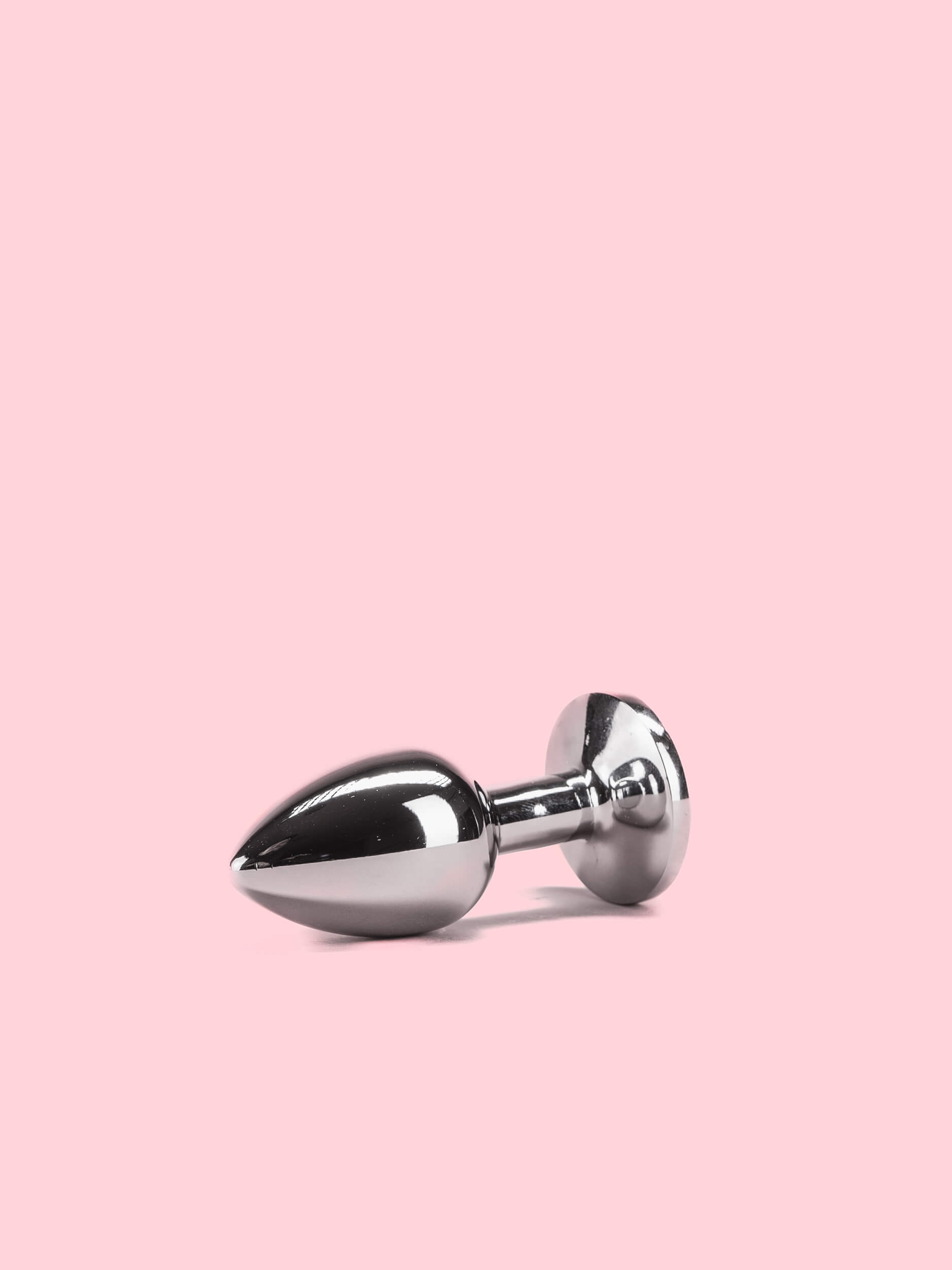 Butt Plug Metal cu Piatra Semi Pretioasa image 2