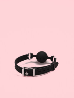 Gag Ball Simplu din Piele image 2