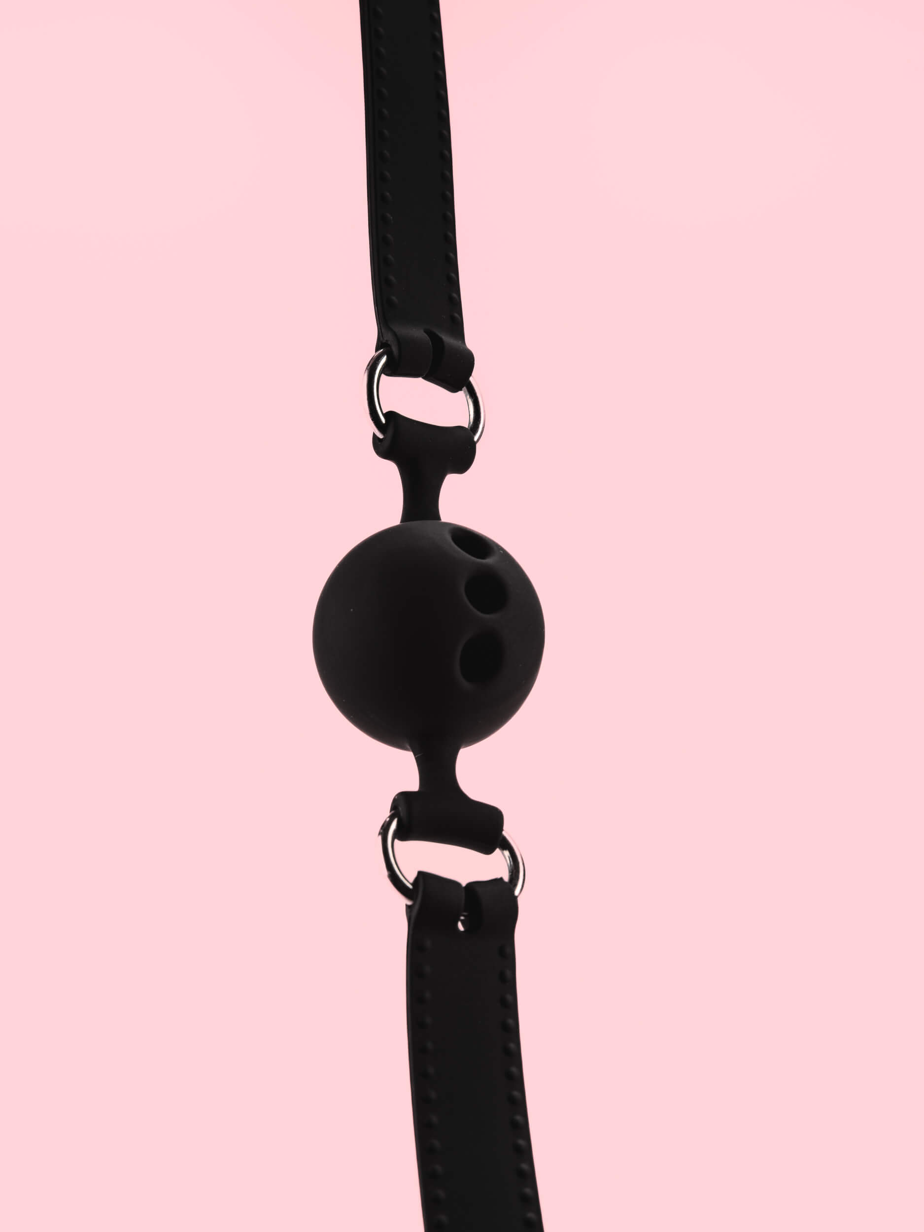 Gag Ball Simplu din Piele image 3
