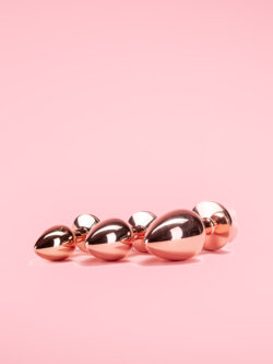 Rose Butt Plug din Metal cu Trandafir 3 Marimi image 4