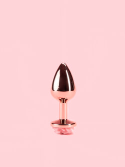 Rose Butt Plug din Metal cu Trandafir 3 Marimi image 6