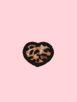 Heart Nipple Covers cu Animal Print image 2