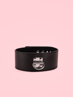 Choker Goth cu Inele si Lanturi image 2