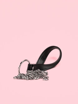 Choker Goth cu Inele si Lanturi image 1