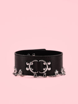 Choker Punk cu Inele si Lanturi thumbnail image 