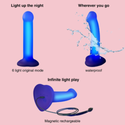Dildo Luminos cu LED image 4