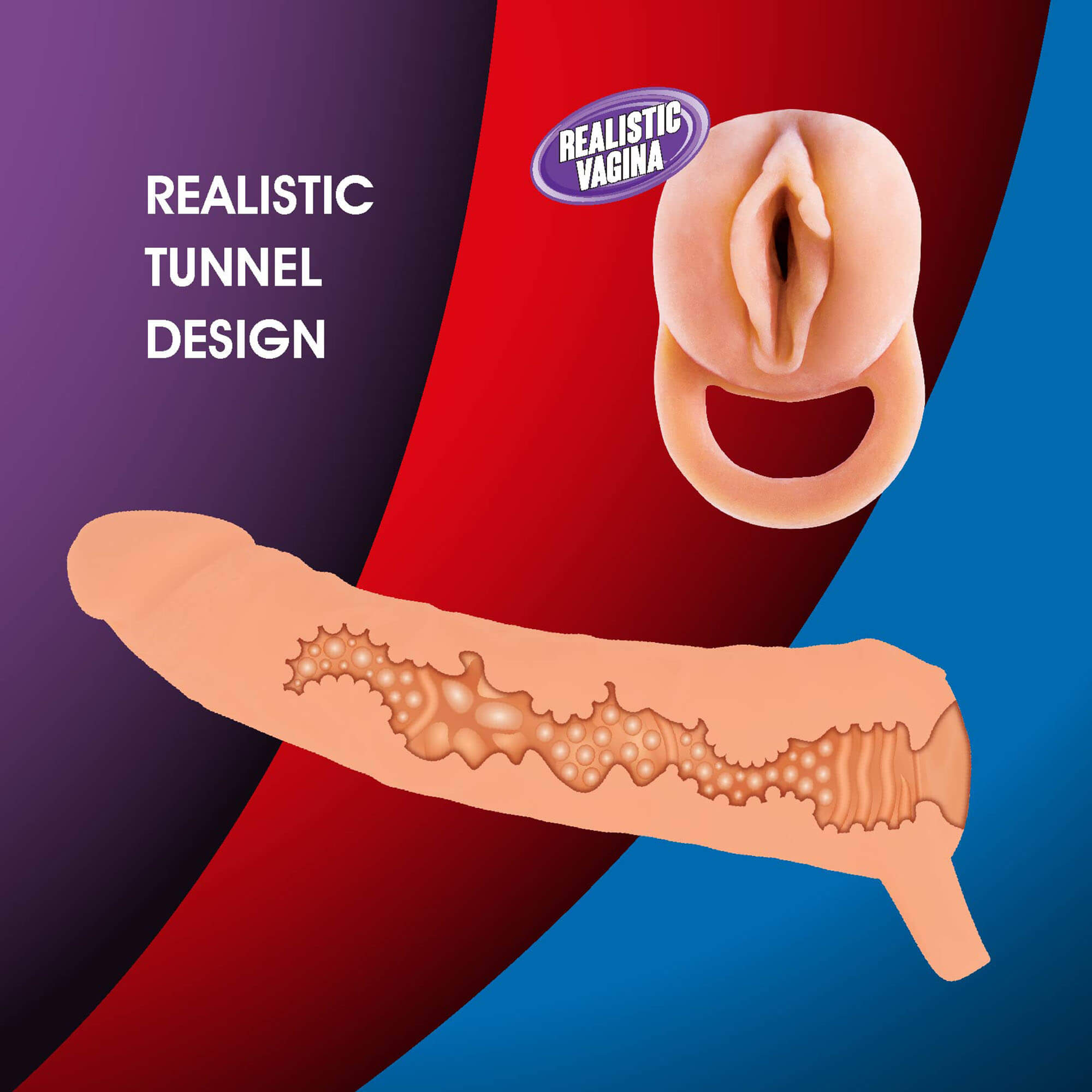 Dispozitiv Marire Penis și Masturbator Realistic 24 cm image 6