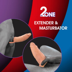 Dispozitiv Marire Penis și Masturbator Realistic 24 cm image 4