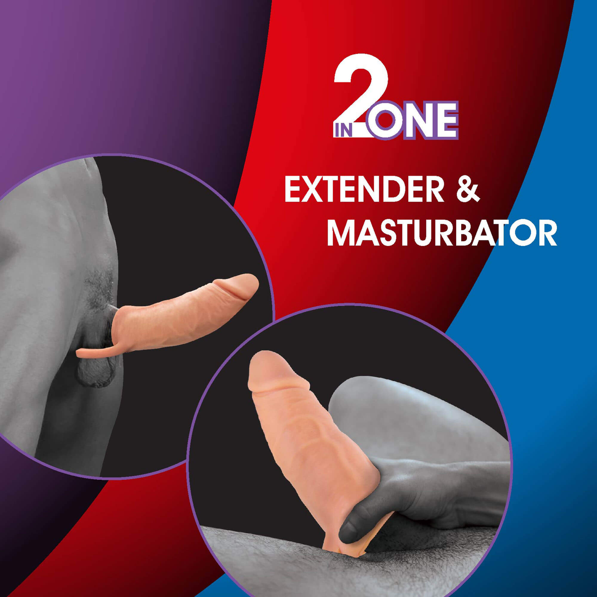 Dispozitiv Marire Penis și Masturbator Realistic 24 cm image 4