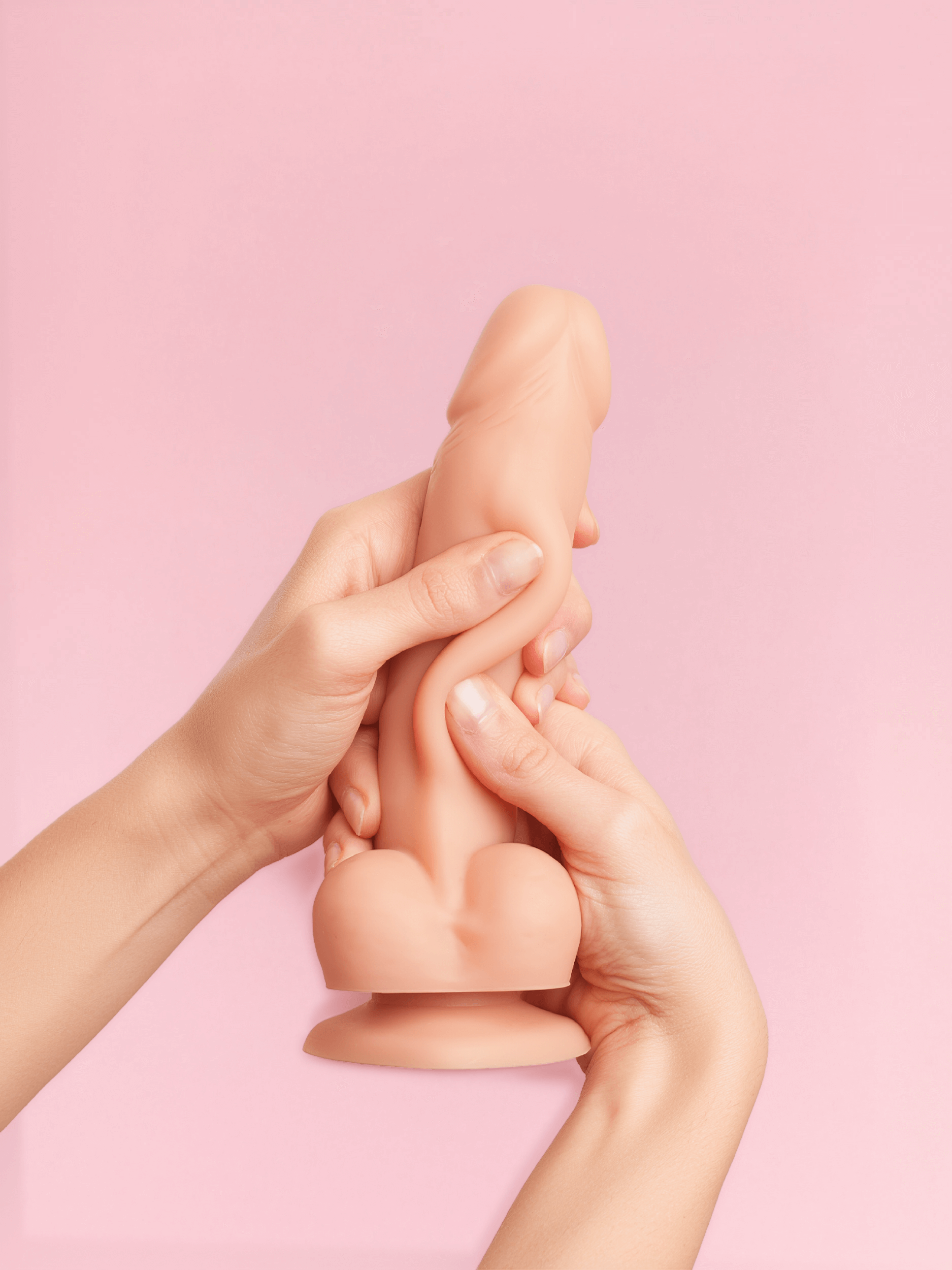 Dildo realist flexibil cu efect glisant image 3