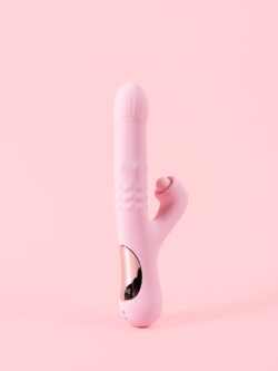 Come Play - Vibrator Dual Stimulare Clitoris & Punct G Glisant Cutie Cadou image 2