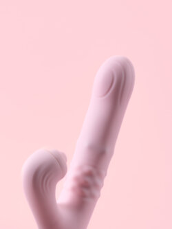 Come Play - Vibrator Dual Stimulare Clitoris & Punct G Glisant Cutie Cadou image 4