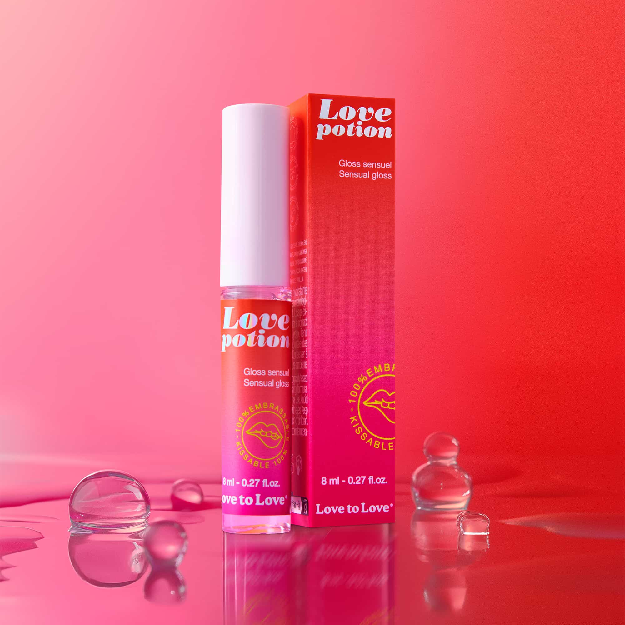 Gloss Senzual pentru Buze cu Efect Cald-Rece și Aromă de Cocos image 1