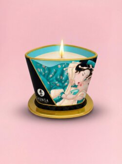 Shunga - Lumânare de Masaj cu Aromă de Flori Tropicale 170ml thumbnail image 