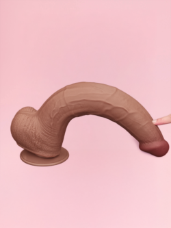 Dildo Realist XXL cu Piele Glisantă și Ventuză 34 cm image 2