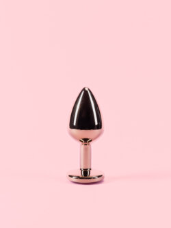 Golden Butt Plug cu Diamant thumbnail image 