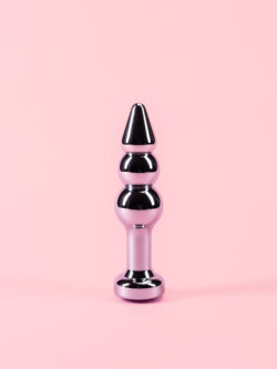 Butt Plug Argintiu din Metal cu Spirala thumbnail image