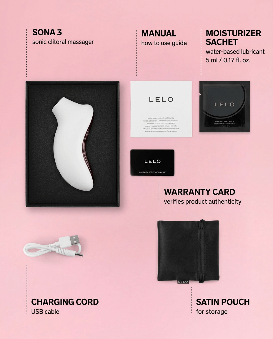 LELO SONA 3 - Vibrator Premium cu Sucțiune și Aplicație  image 4