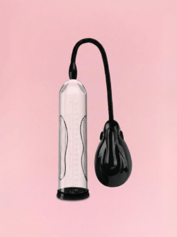 Pompă Penis Manuală cu Vacuum și Vibrații 25 cm thumbnail image 