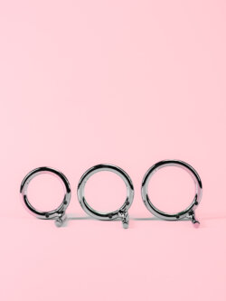 Inele de Schimb din Metal pentru Cușcă de Castitate - Set 3 Mărimi image 3