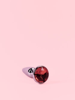 Dop Anal Metal Mini cu Diamant - Butt Plug XS image 2