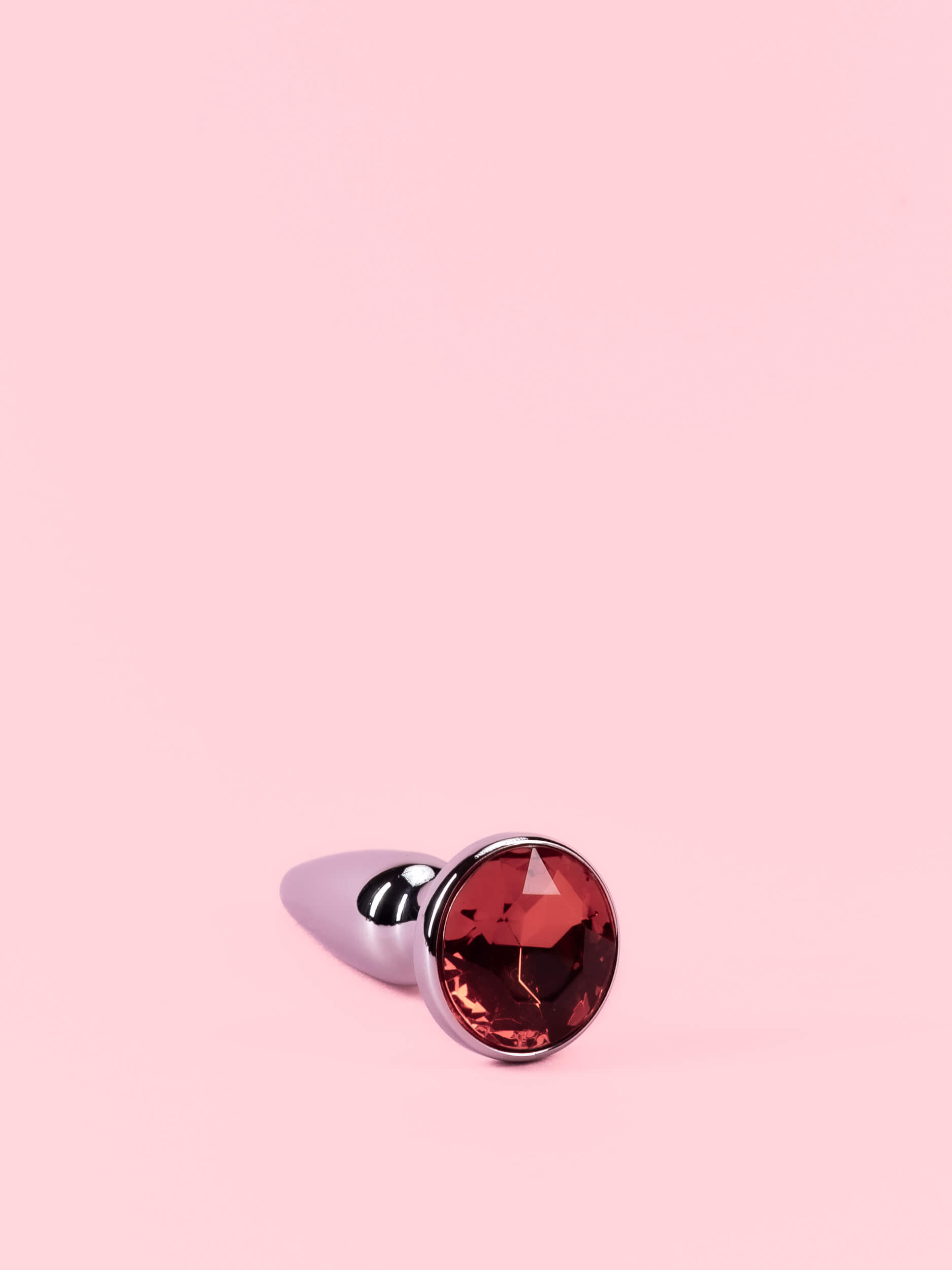 Dop Anal Metal Mini cu Diamant - Butt Plug XS image 2
