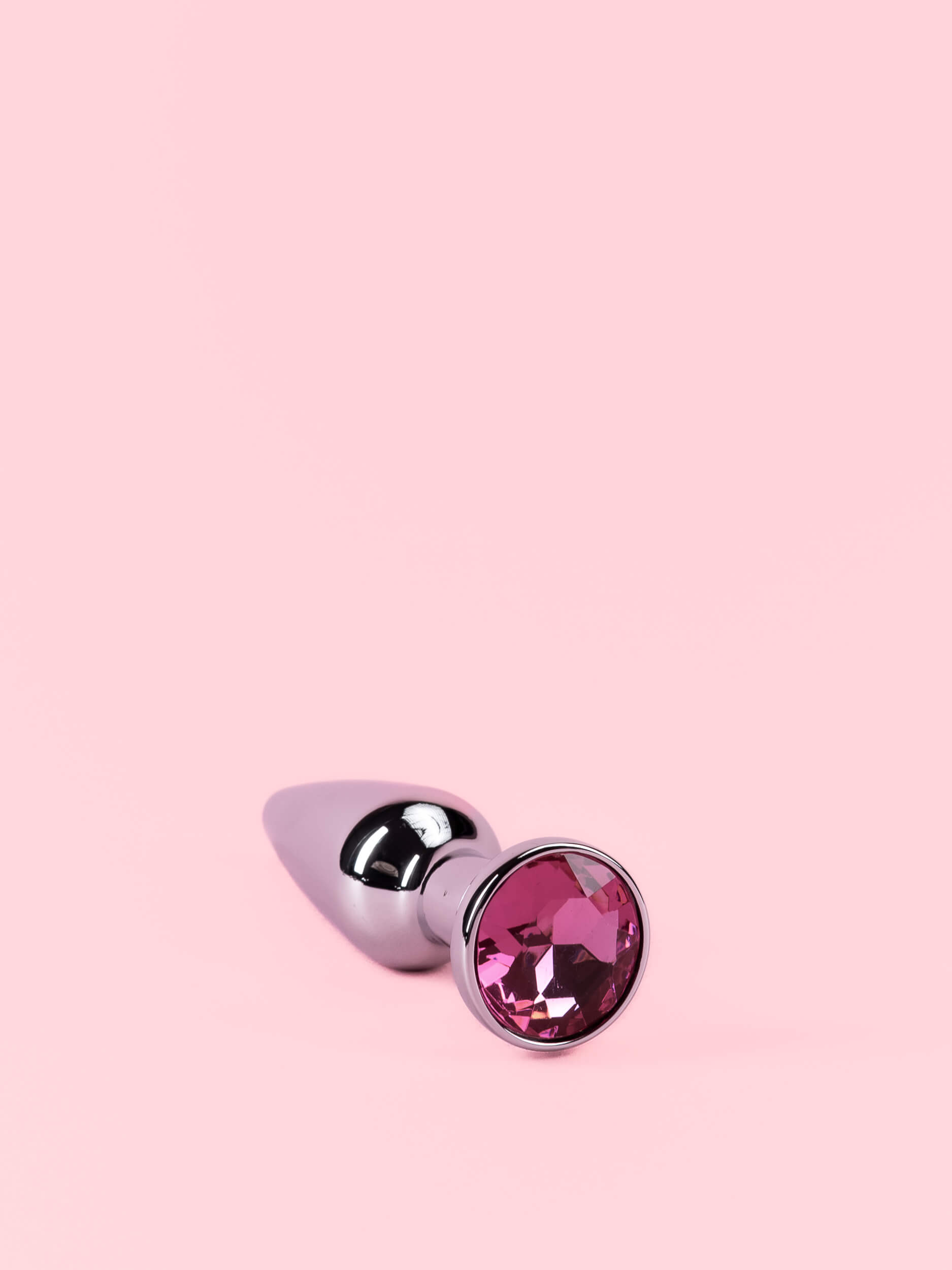 Butt Plug din Aluminiu cu Cristal image 1