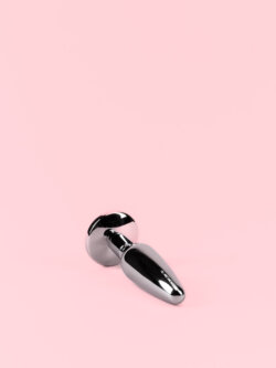 Dop Anal Metal Mini cu Diamant - Butt Plug XS image 1