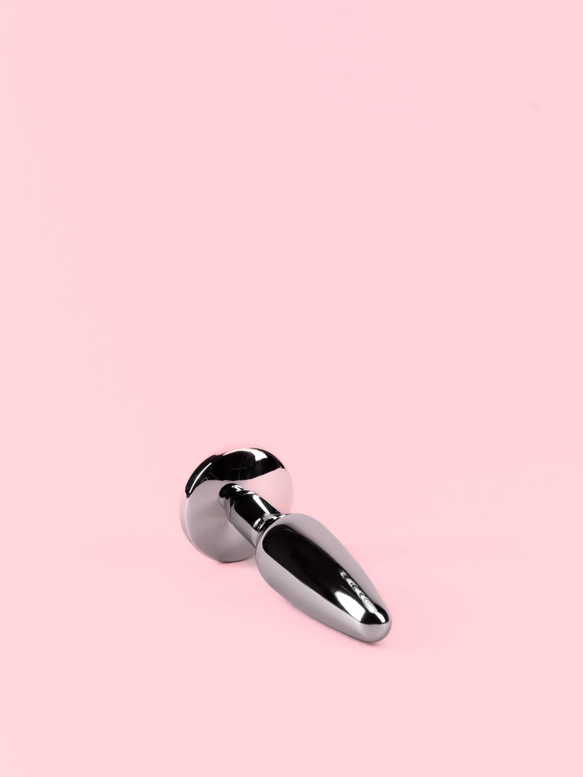 Dop Anal Metal Mini cu Diamant - Butt Plug XS image 1