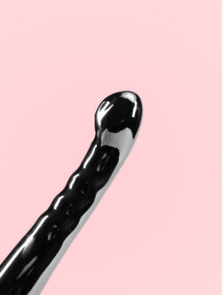 Stimulator din Metal Curbat pentru Punctele G și P 18 cm image 4