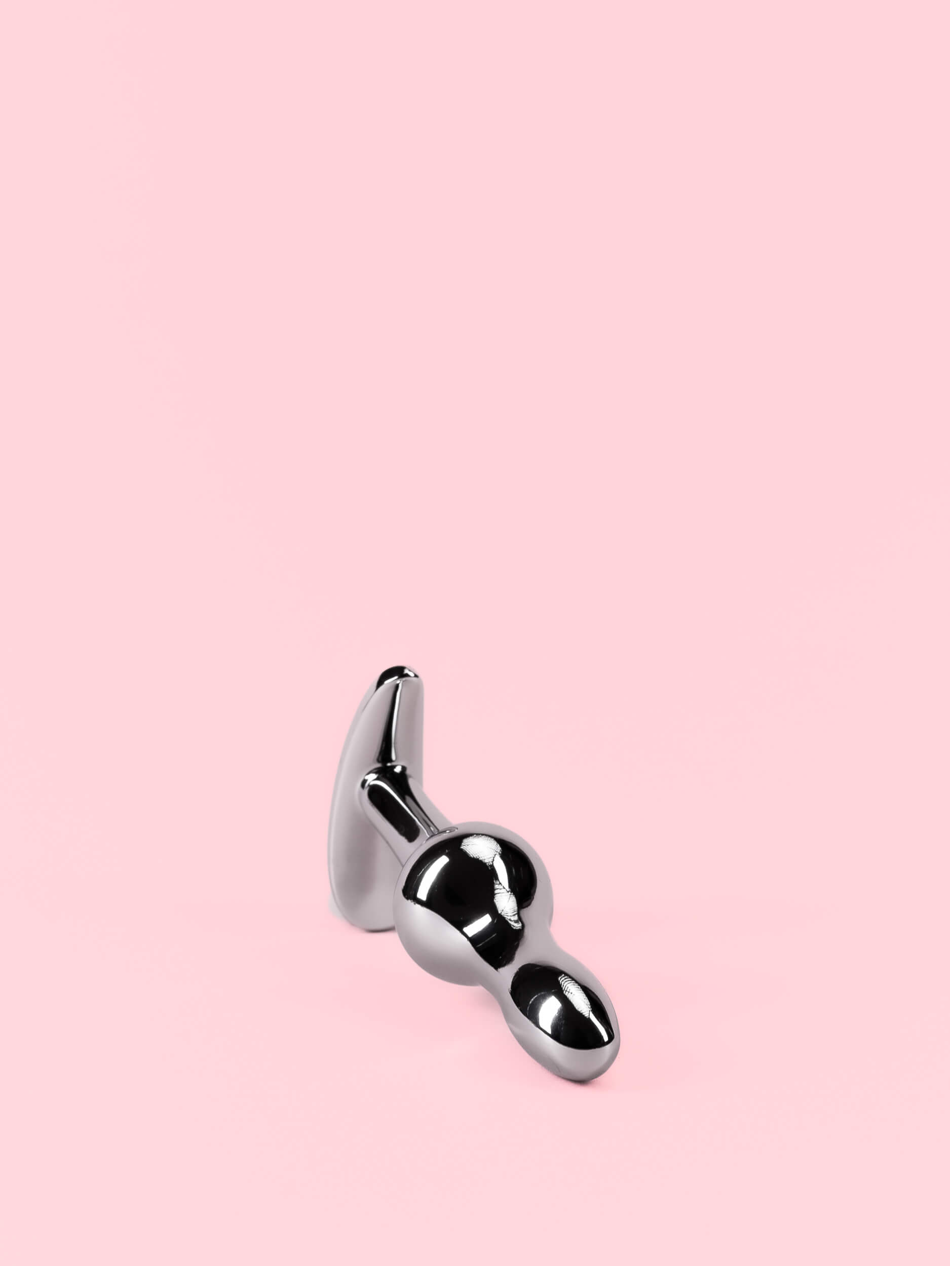 Butt Plug din Aluminiu cu Bază Detașabilă și Diamant image 2
