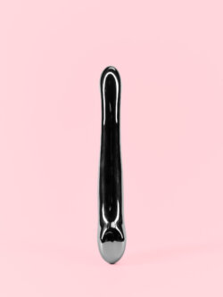 Stimulator din Metal Curbat pentru Punctele G și P 18 cm image 2