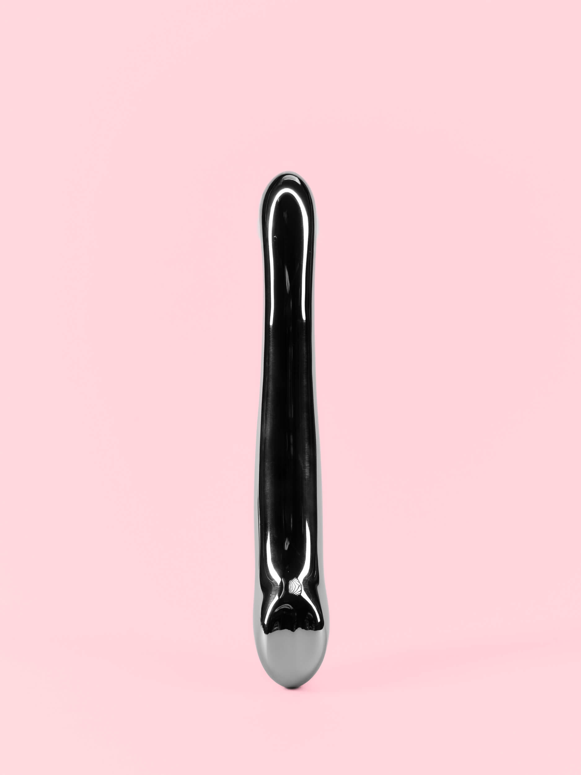Stimulator din Metal Curbat pentru Punctele G și P 18 cm image 2