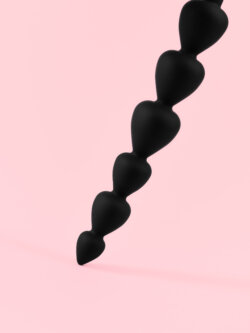Anal Beads Gradate cu Inel 18,5 cm image 1