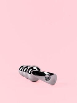 Butt Plug din Aluminiu cu Bile Gradate și Bază Detașabilă - 3 Mărimi image 7