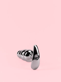 Butt Plug din Aluminiu cu Bile Gradate și Bază Detașabilă - 3 Mărimi image 8