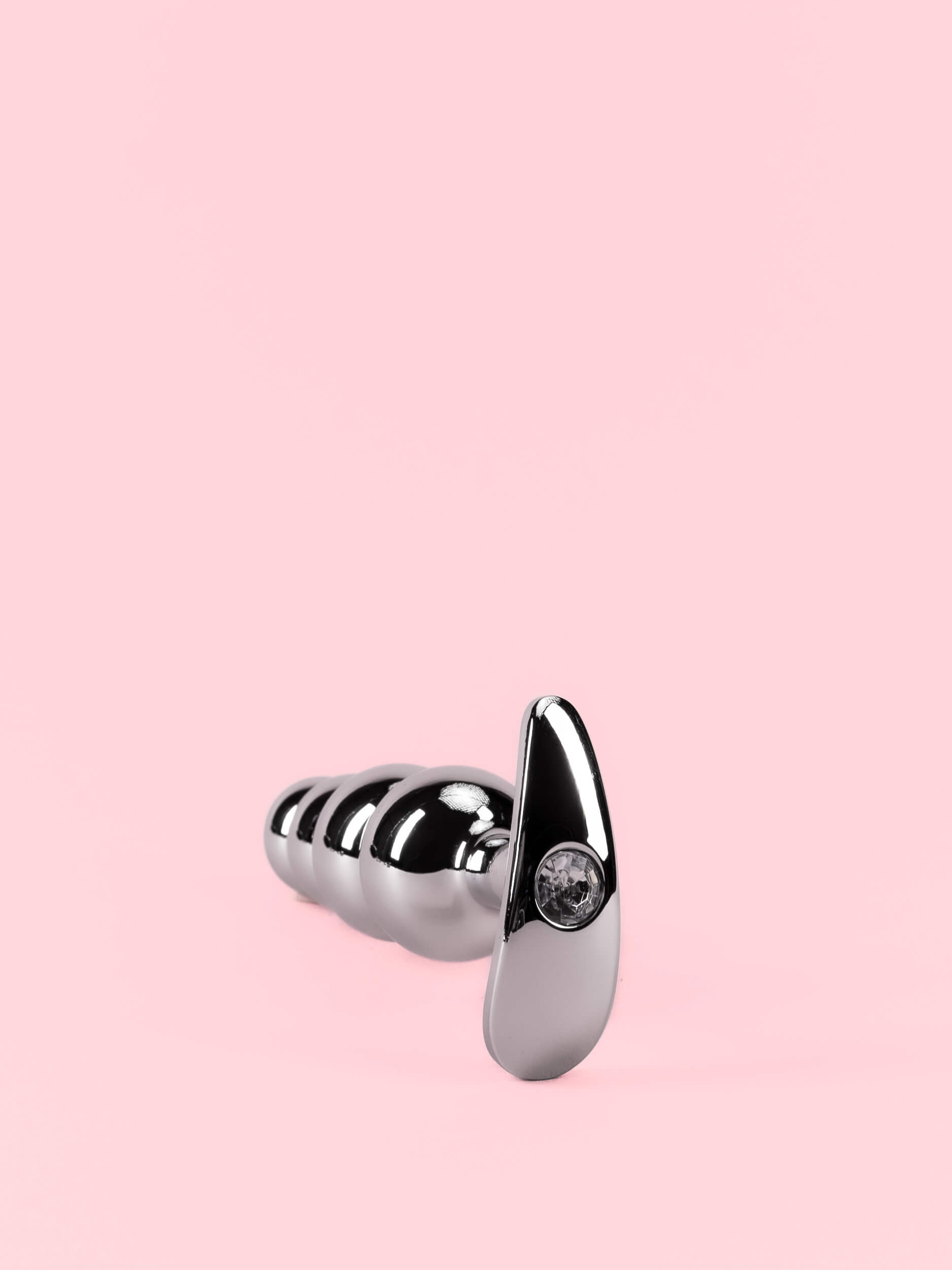 Butt Plug din Aluminiu cu Bile Gradate și Bază Detașabilă - 3 Mărimi image 8